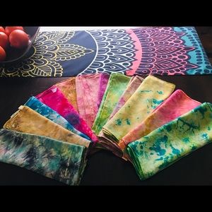 Hand Dyed 100% Silk Scarf Assorted Colors